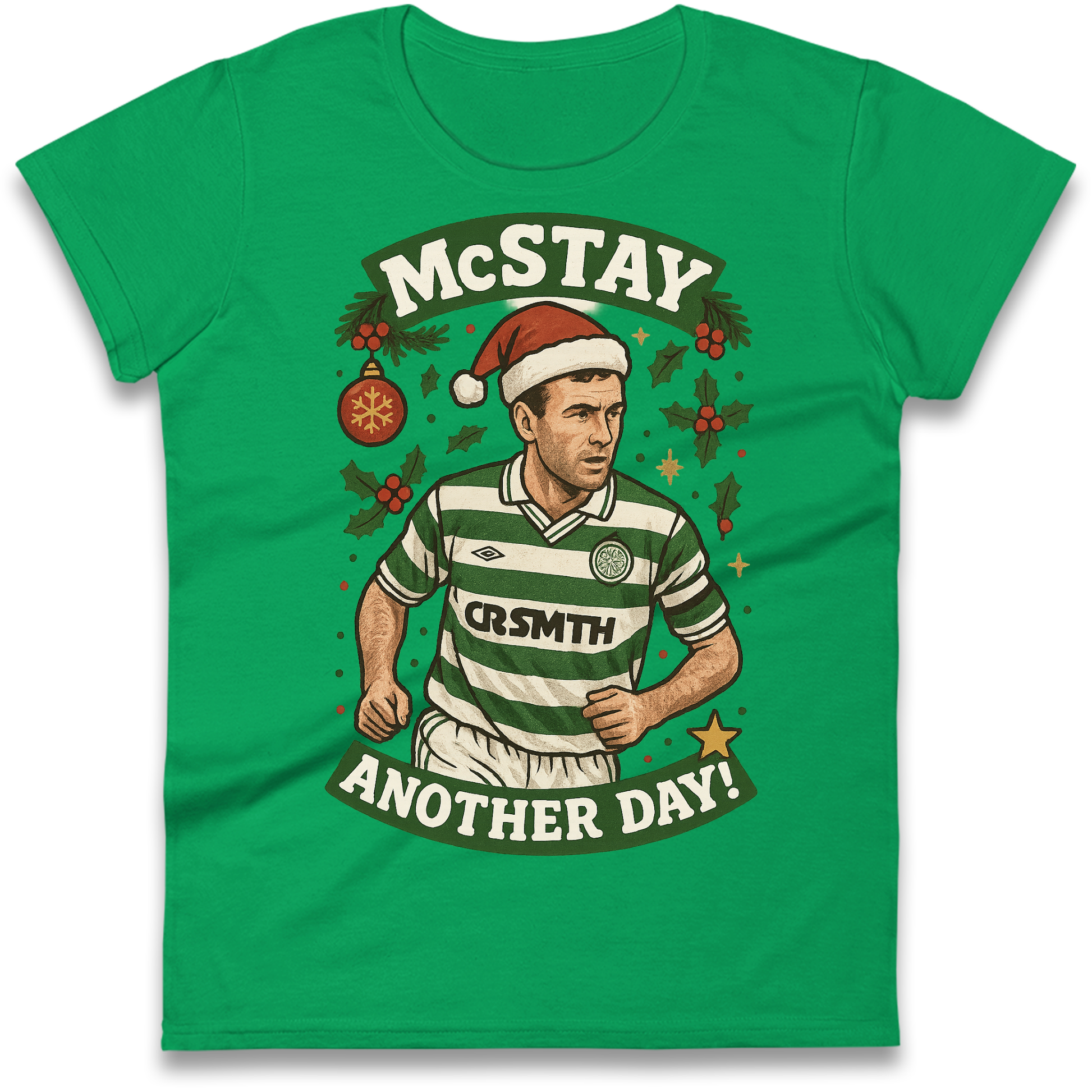 Paul McStay Celtic Christmas Ladies Shirt