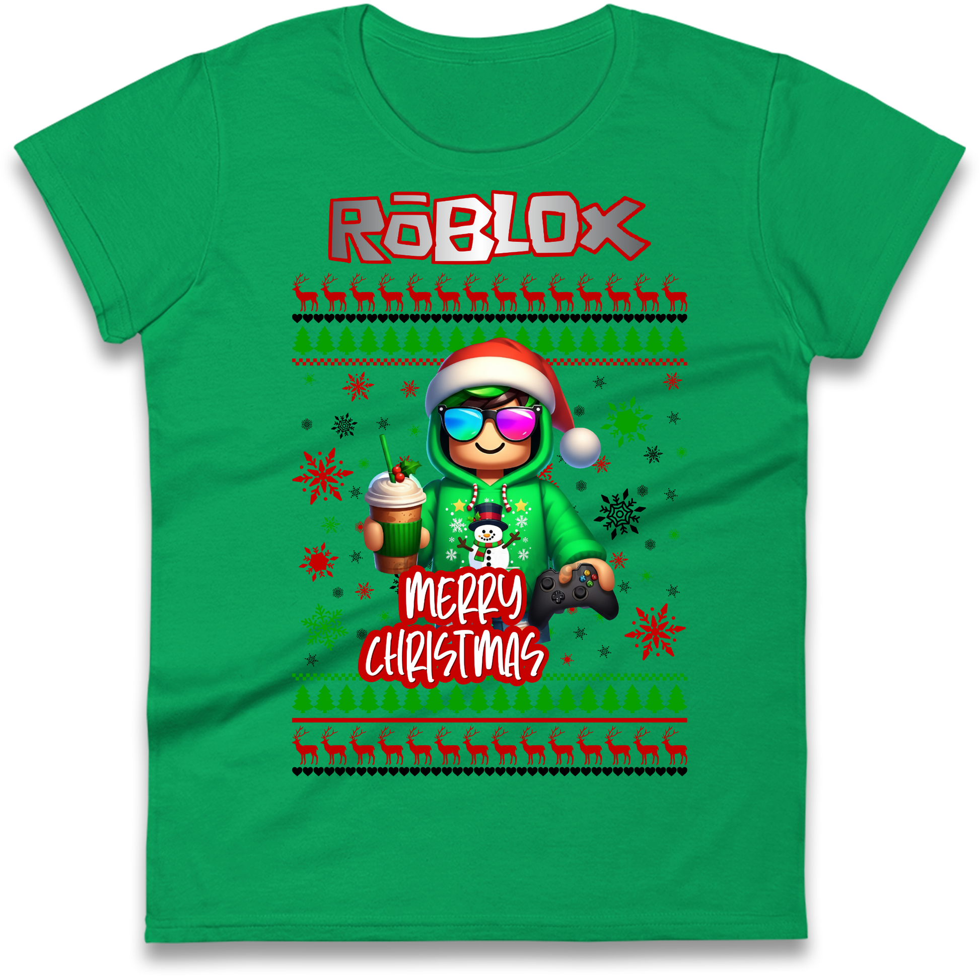 Roblox Merry Christmas Ladies Shirt