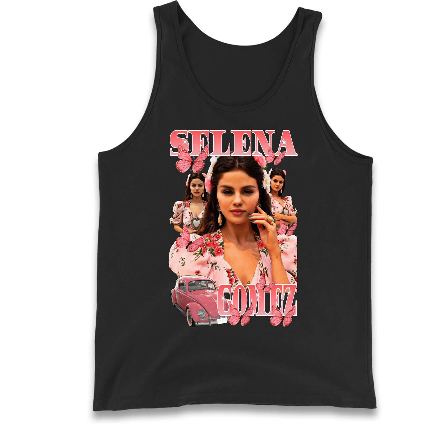 Selena Gomez Pink Tank Top