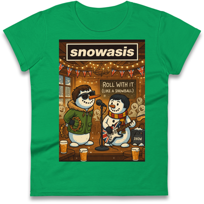 Snowasis Roll Christmas Ladies Shirt