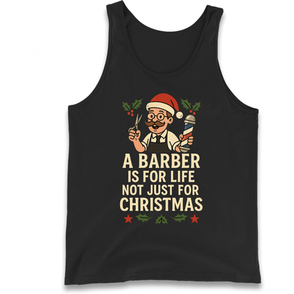 Barber Christmas Tank Top