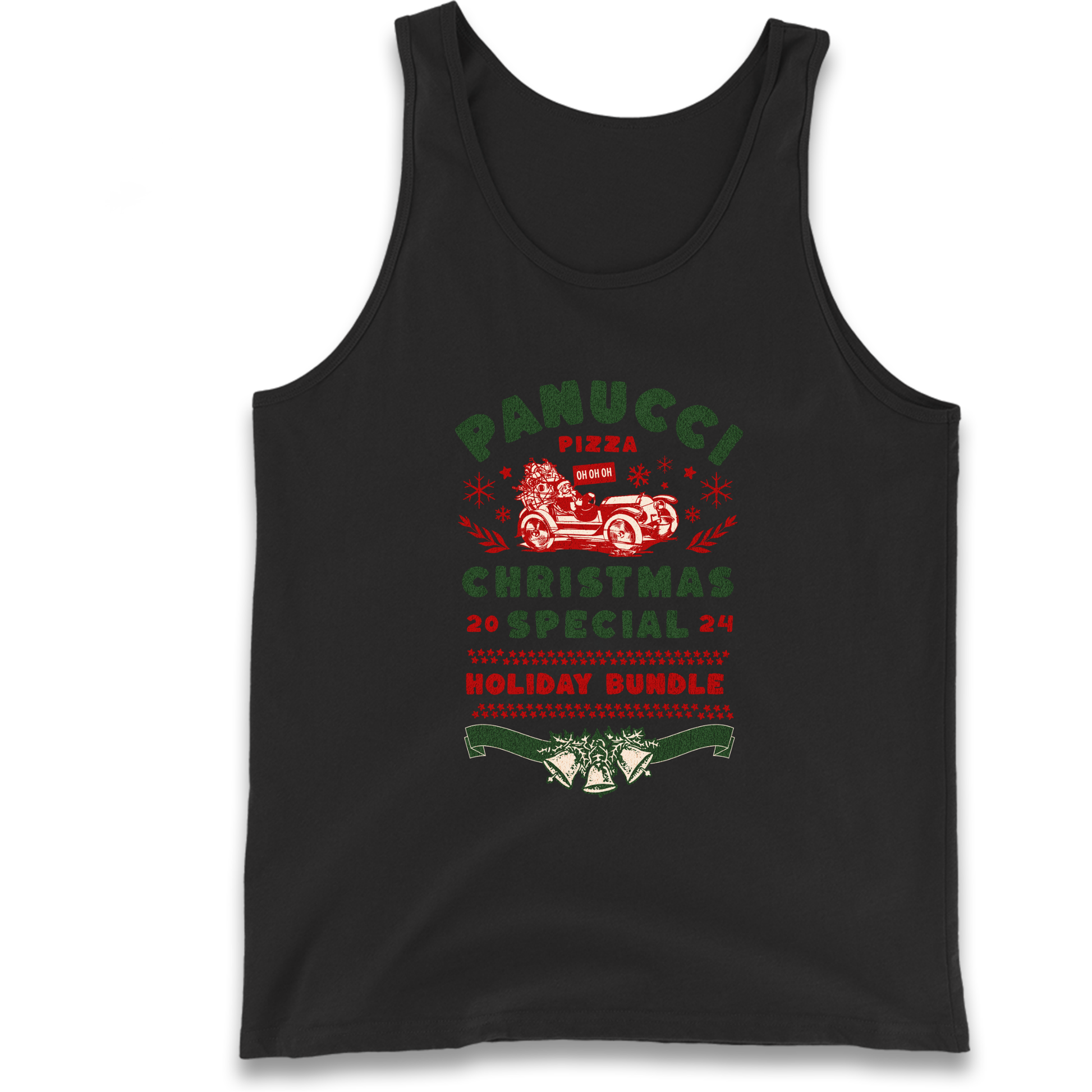 Panucci Pizza Christmas Special Christmas Tank Top