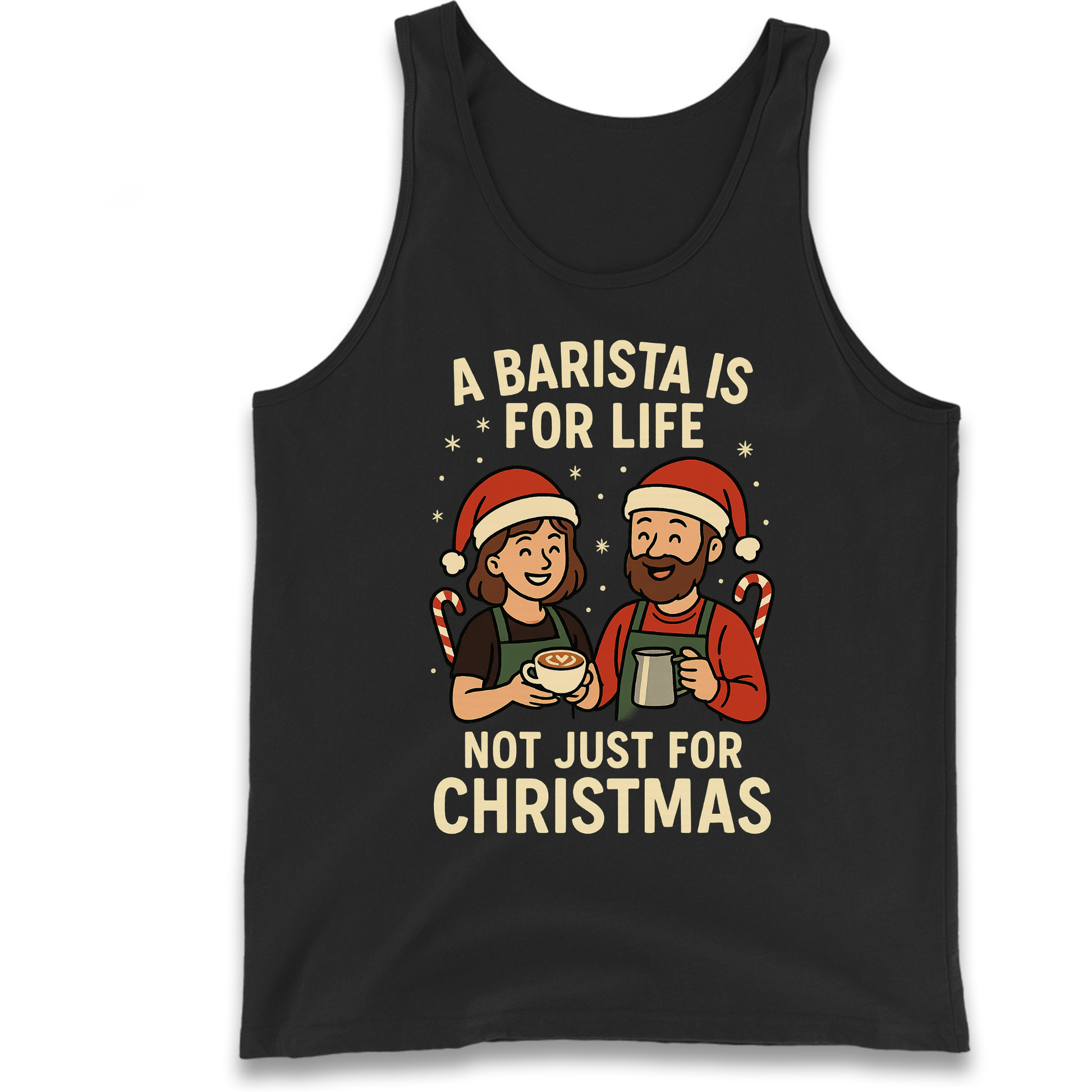 Barista Christmas Tank Top