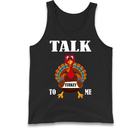 Talk Turkey To Me Christmas Tank Top