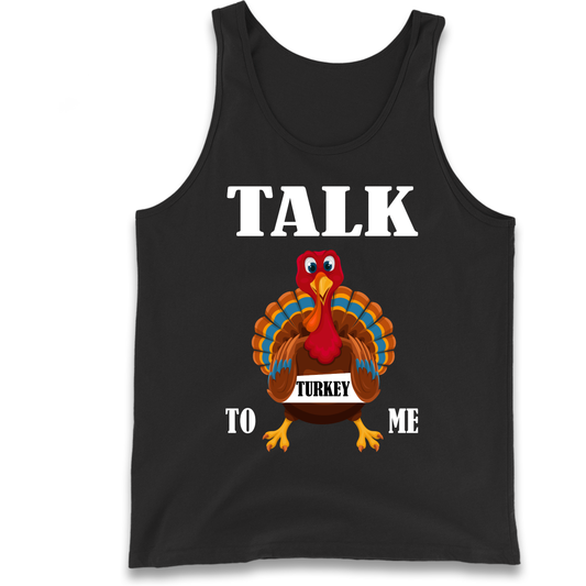 Talk Turkey To Me Christmas Tank Top