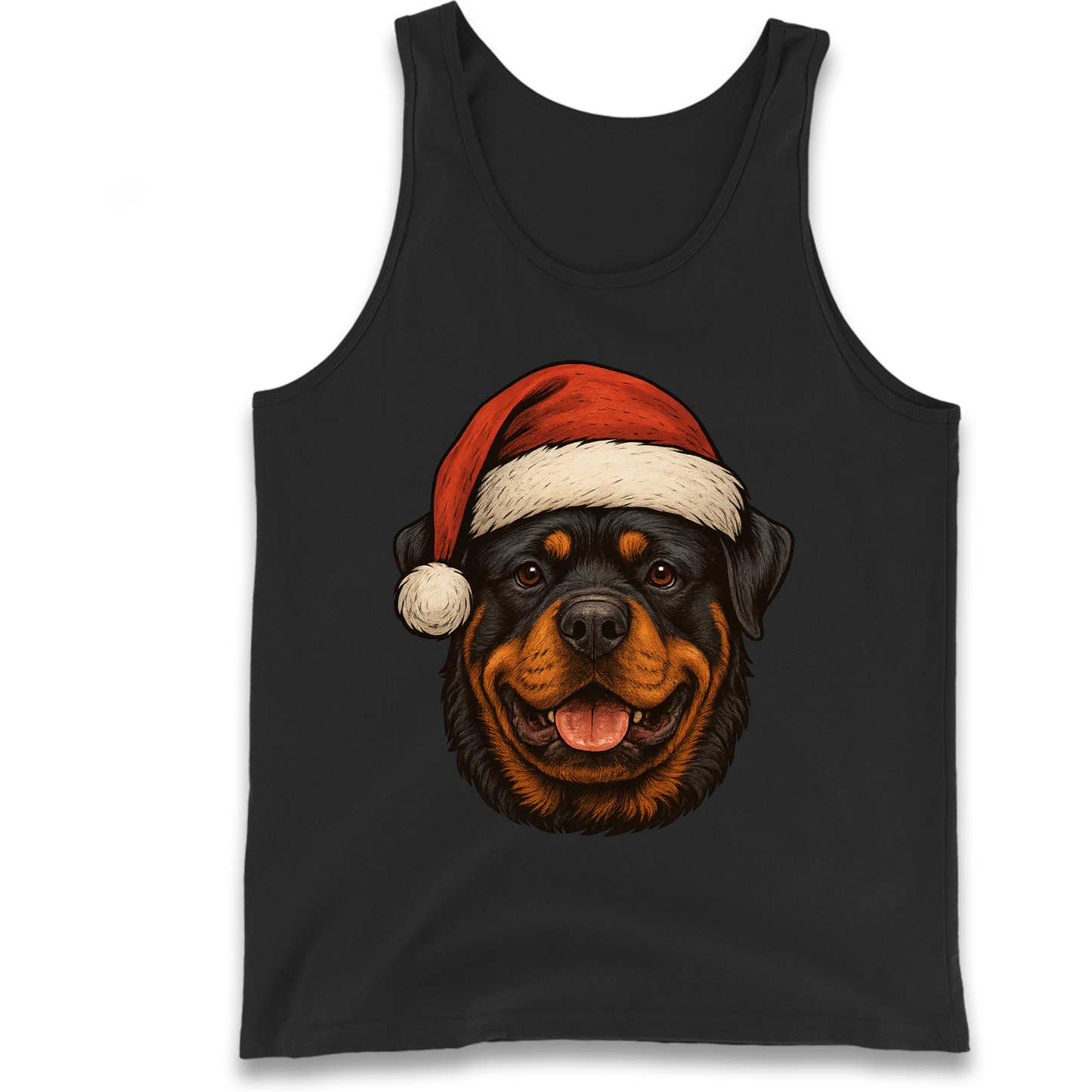 Rottweiler Christmas Tank Top