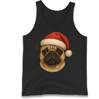 Pug Face Christmas Tank Top