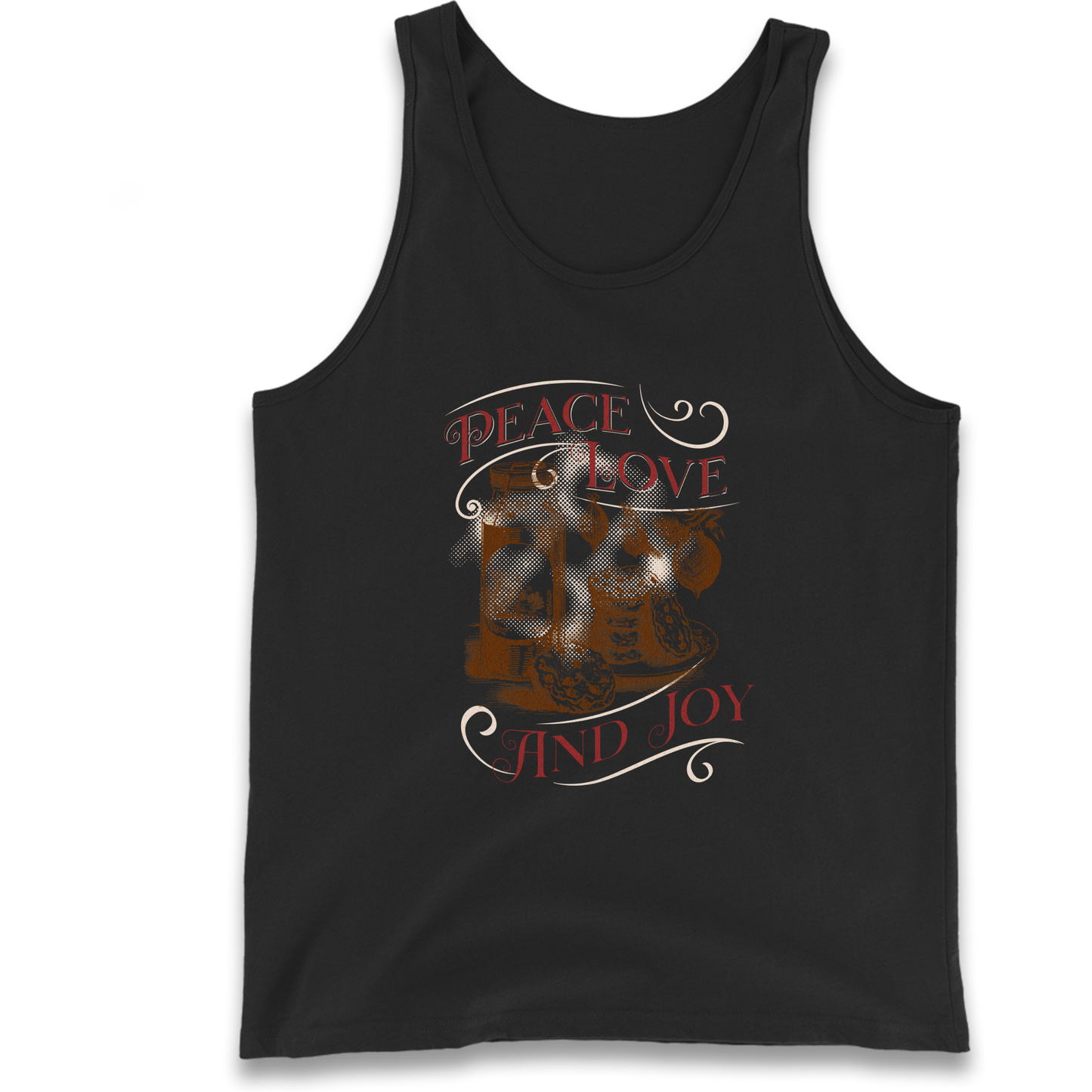 Peace Love And Joy Christmas Tank Top