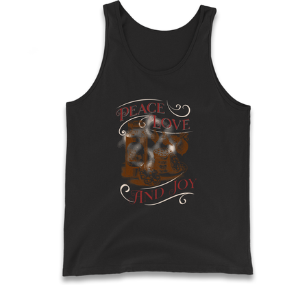 Peace Love And Joy Christmas Tank Top