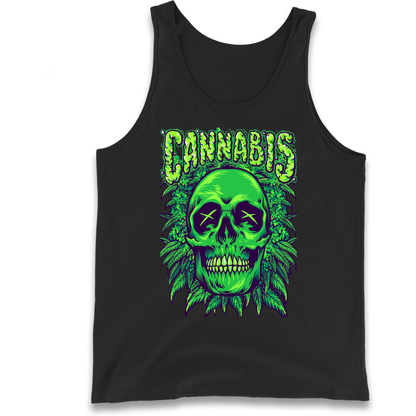Cannabis Skull Tank Top