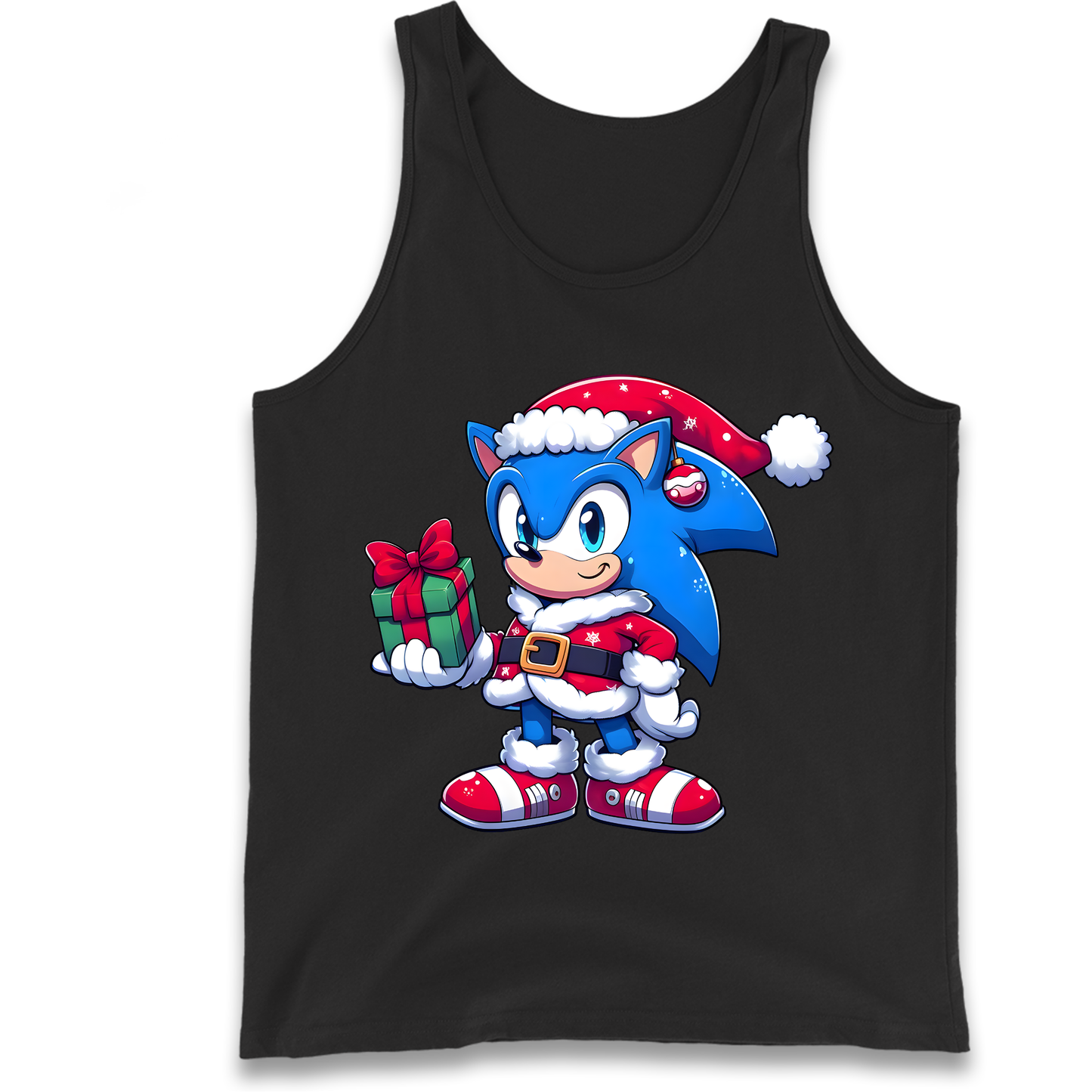 Sonic The Hedgehog Santa Tank Top