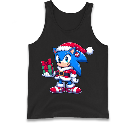 Sonic The Hedgehog Santa Tank Top