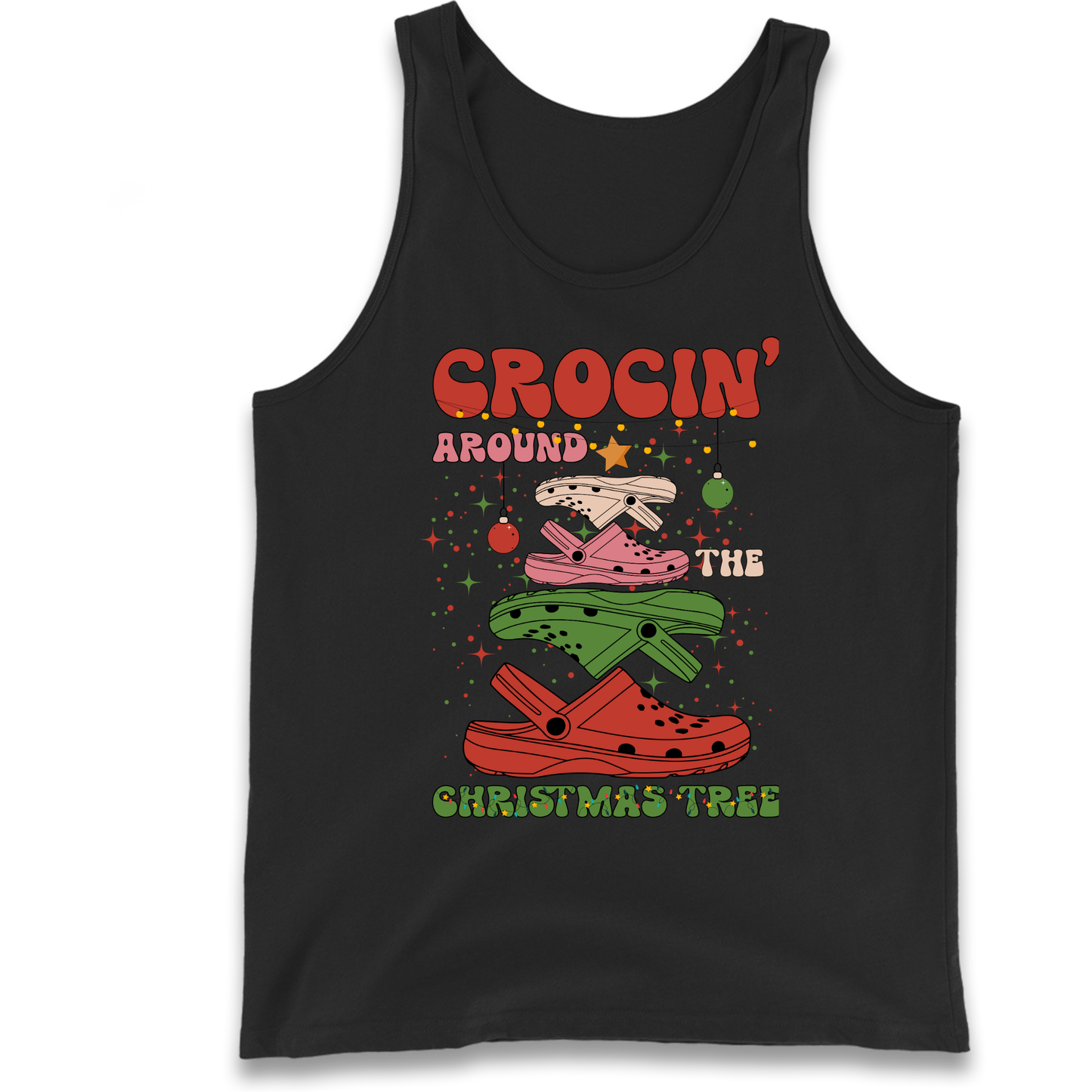 Crockin Around the Christmas Tree Christmas Tank Top