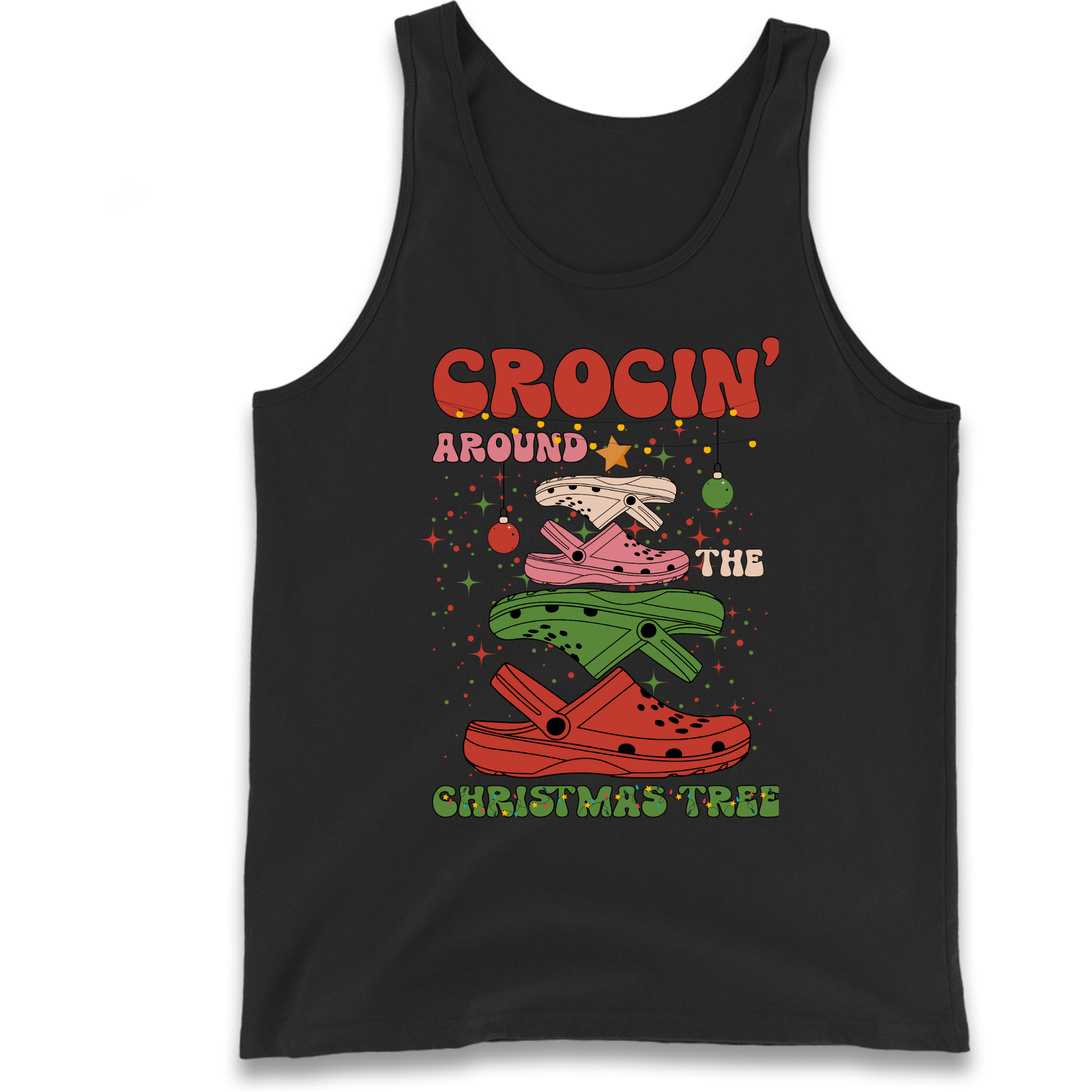 Crockin Around the Christmas Tree Christmas Tank Top