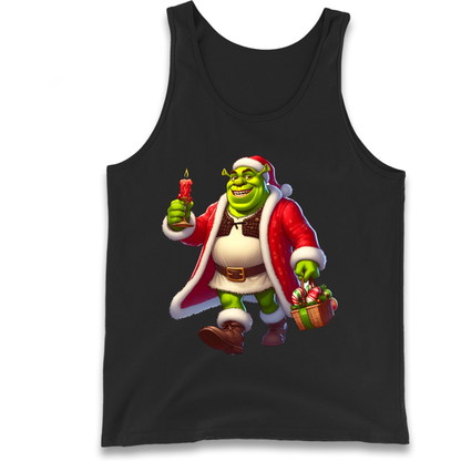 Shrek Santa Candle Tank Top