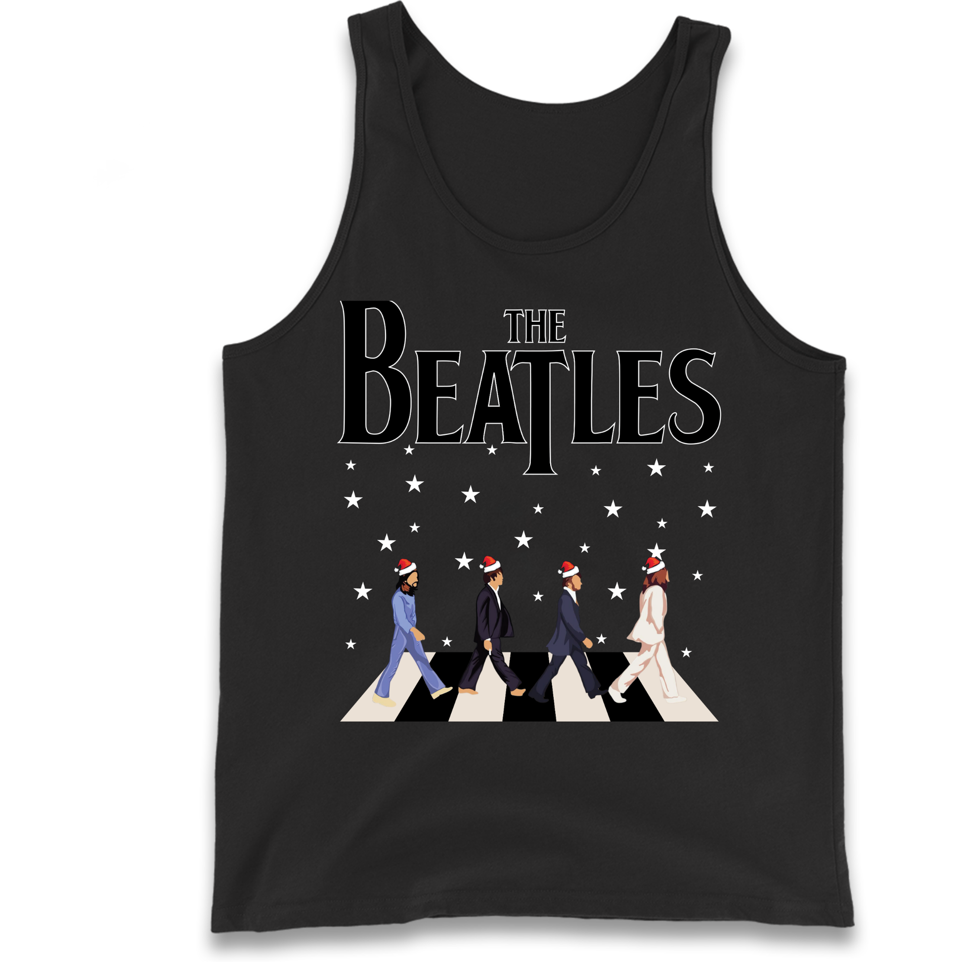 The Beatles Abbey Road Christmas Tank Top