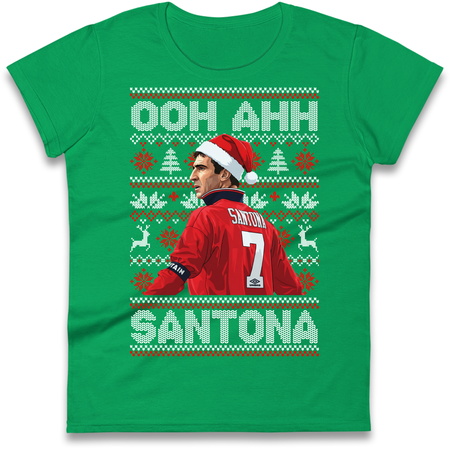 M'nchester United Christmas Ladies Shirt