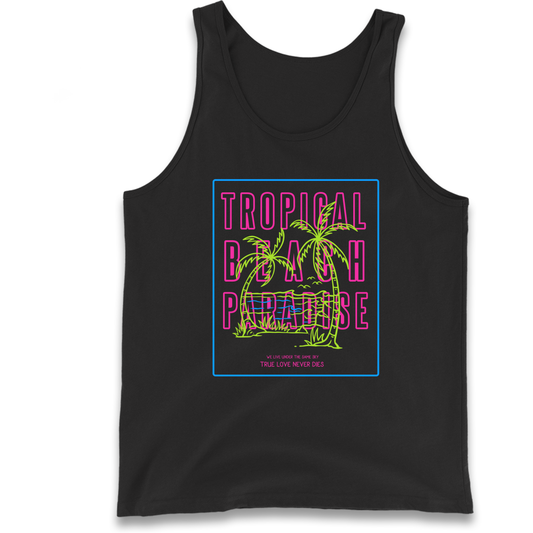 Tropical Beach Paradise Tank Top