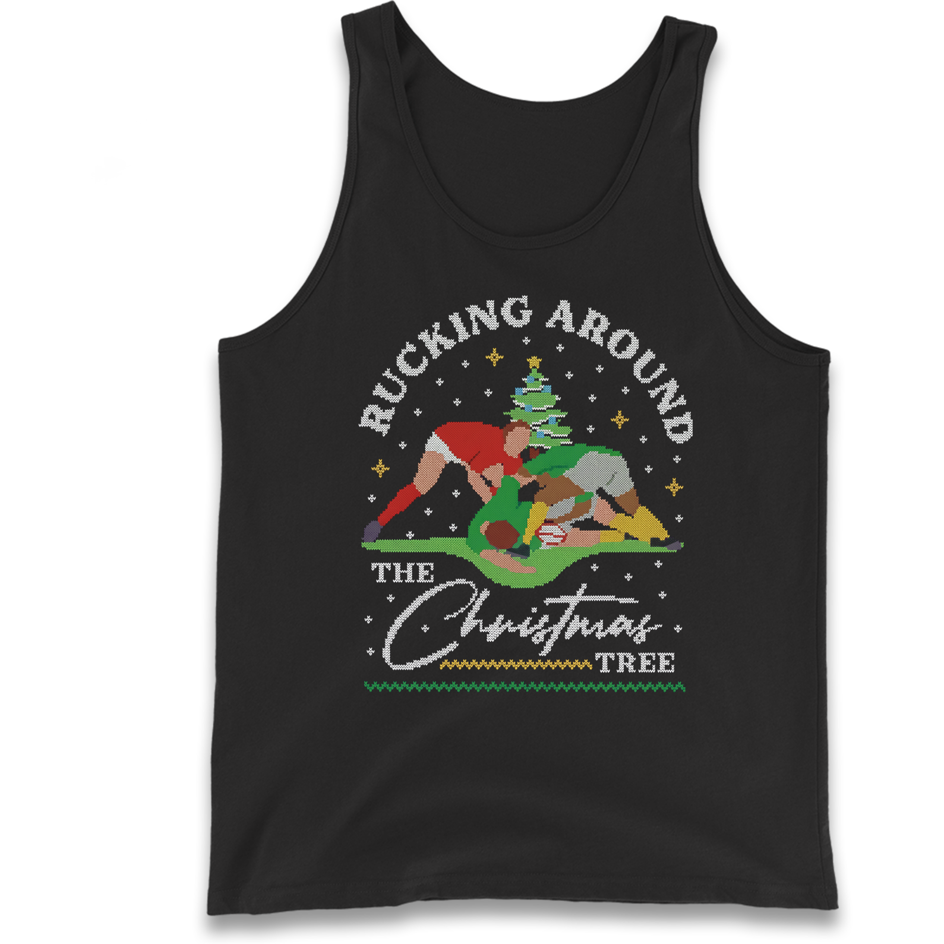 Rugby Christmas Tank Top