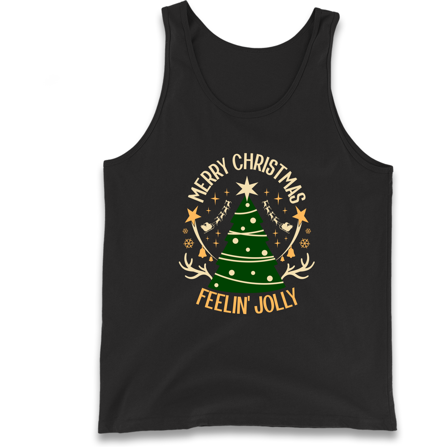 Merry Christmas Feeling Jolly Christmas Tank Top