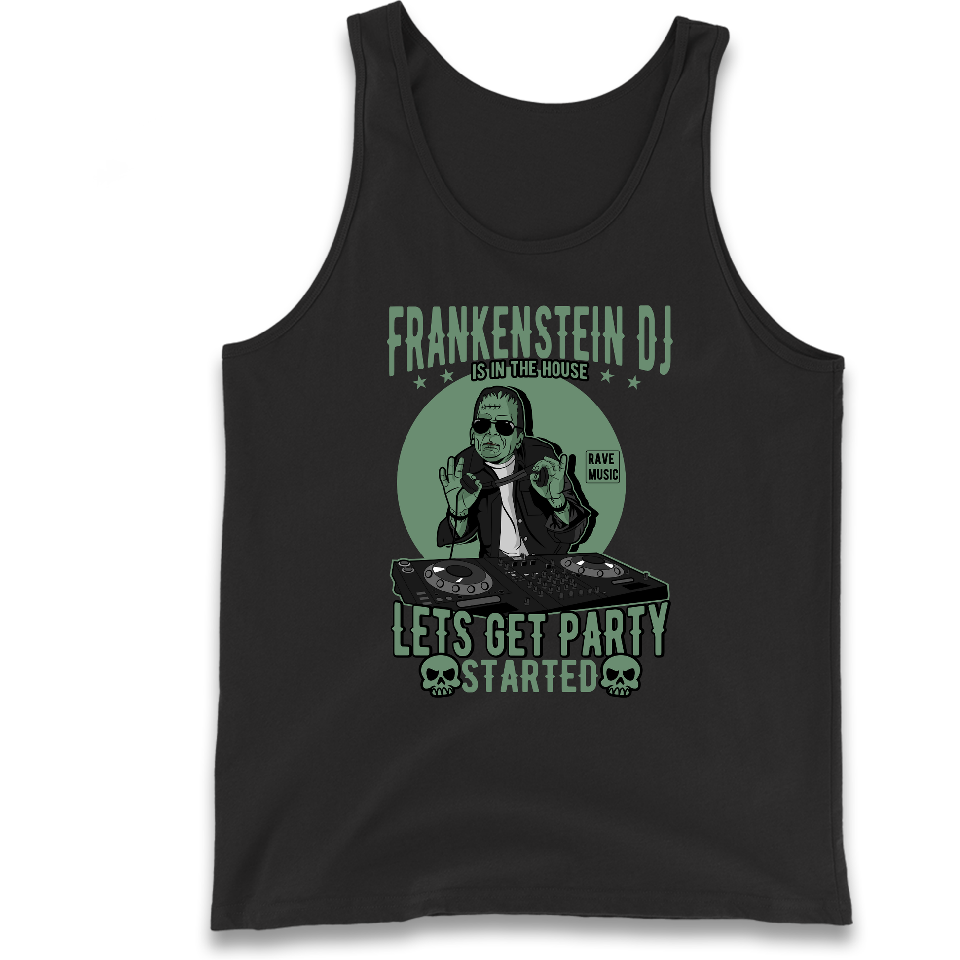 Frankenstein DJ Tank Top