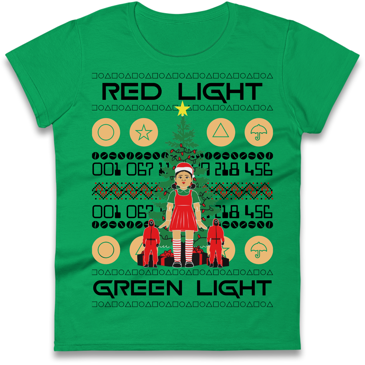 Squid Game Christmas Ladies Shirt