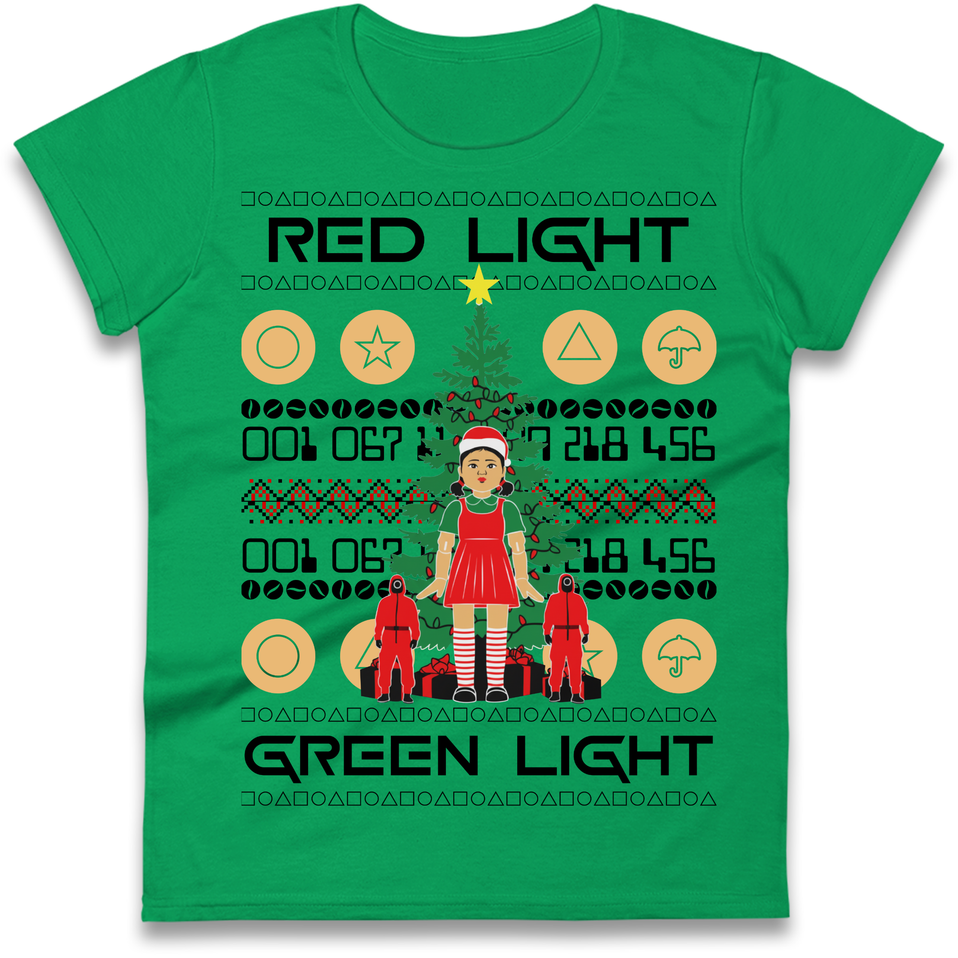 Squid Game Christmas Ladies Shirt