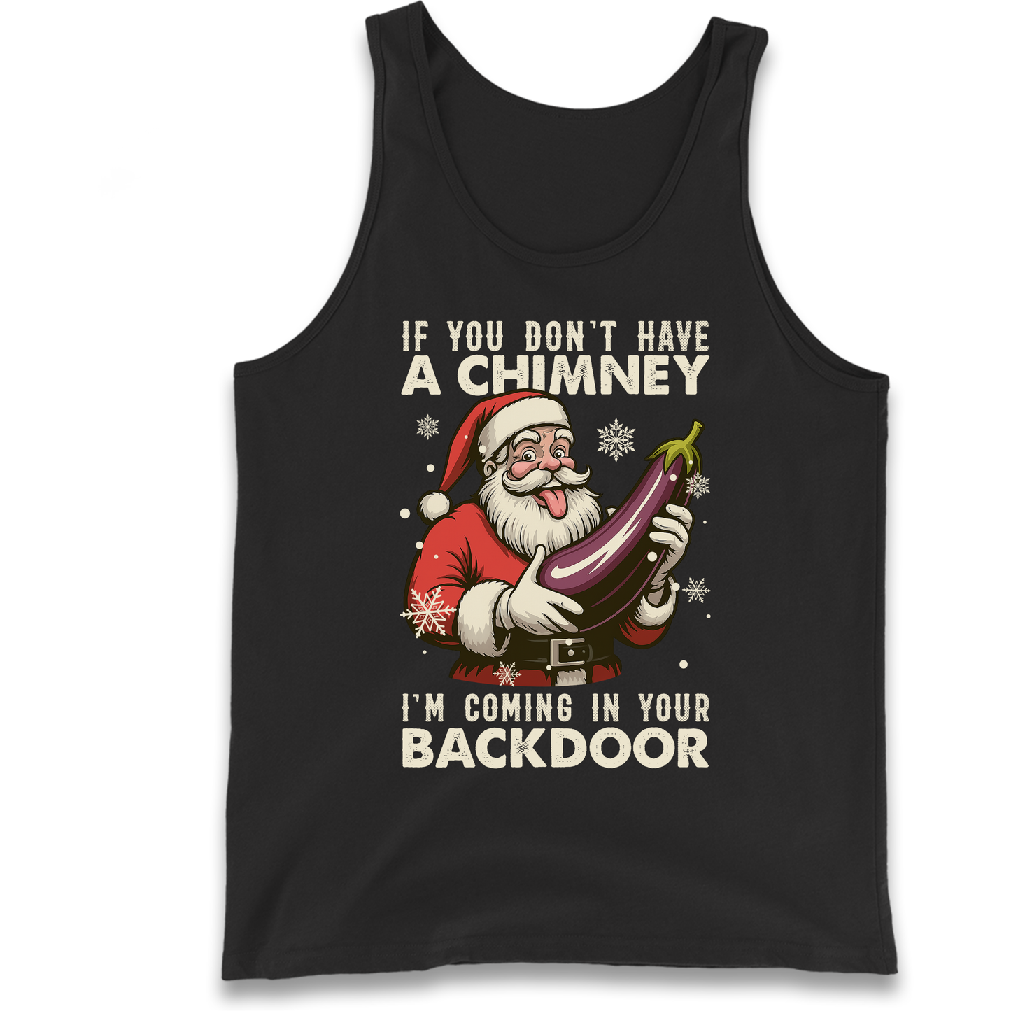 Santa Back Door Tank-Top