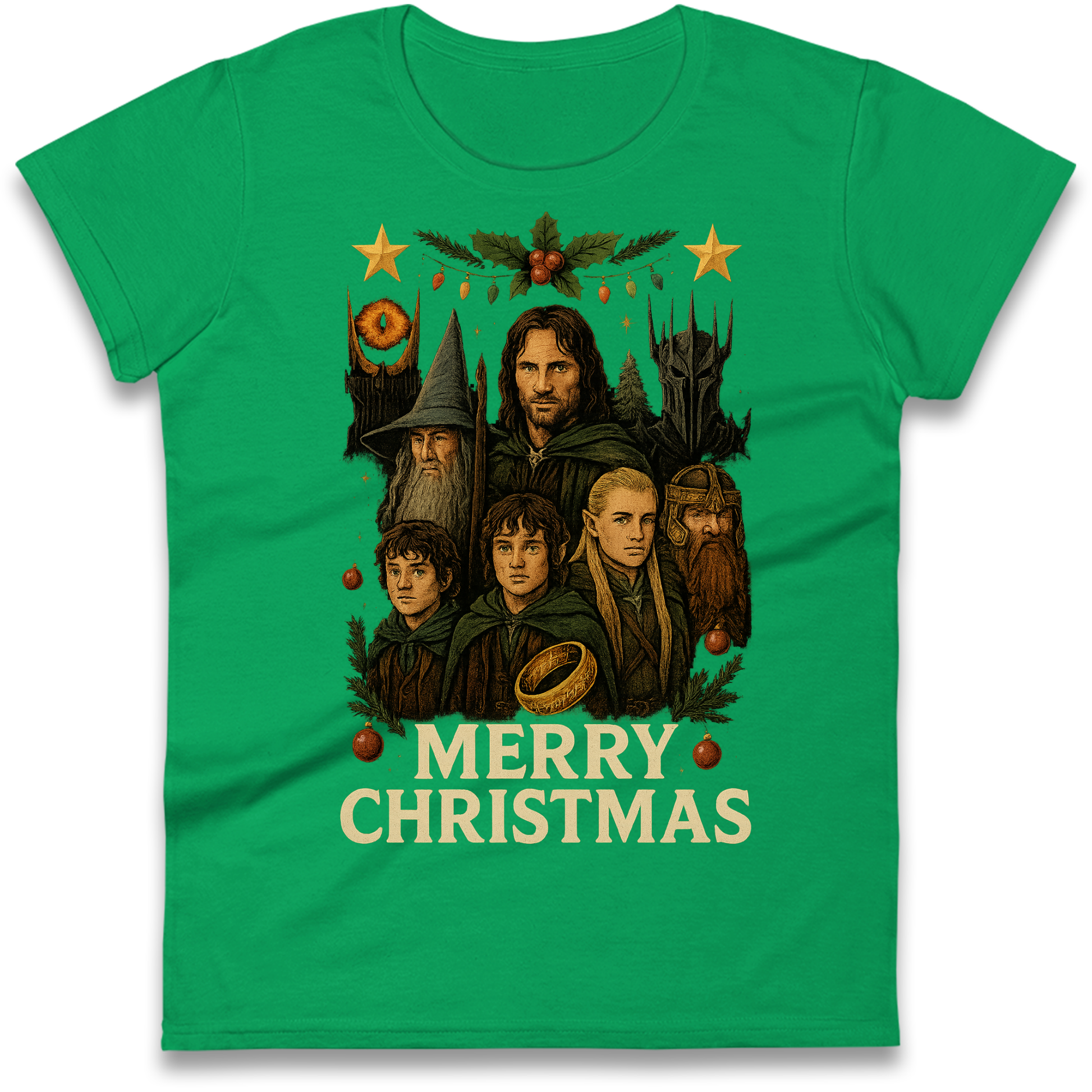 Lord of The Rings Christmas Ladies Shirt