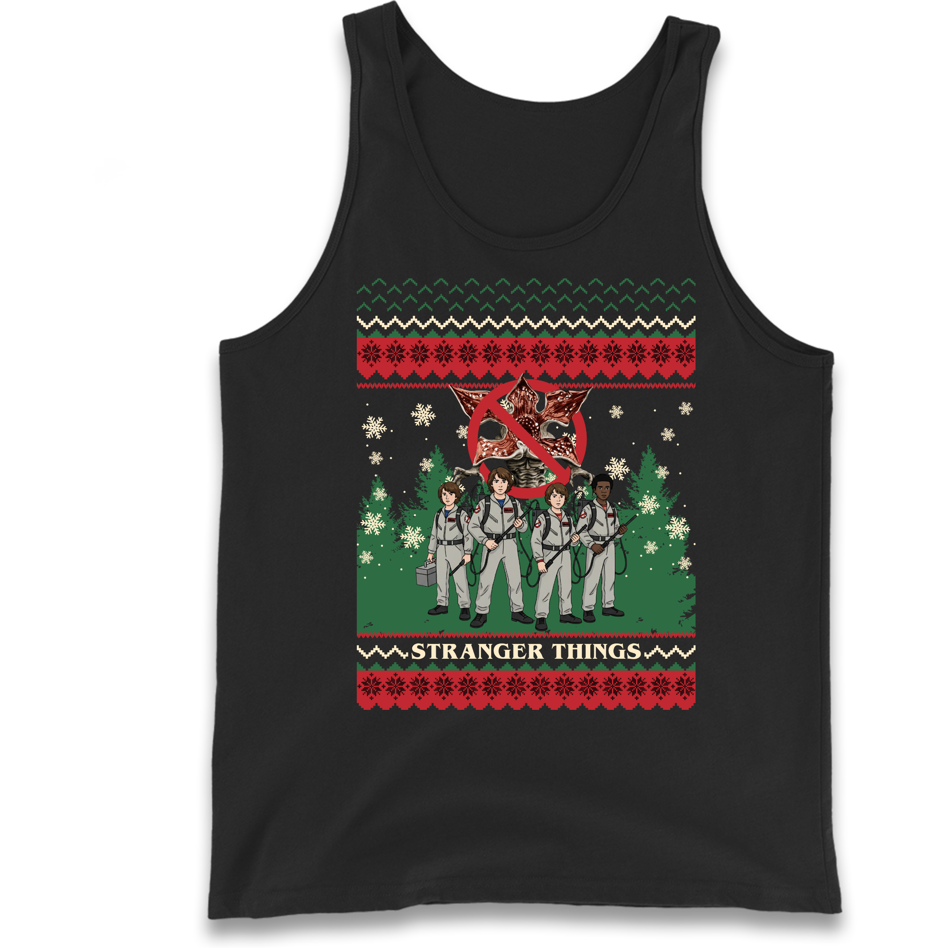 Stranger Things Demogorgon Christmas Tank Top