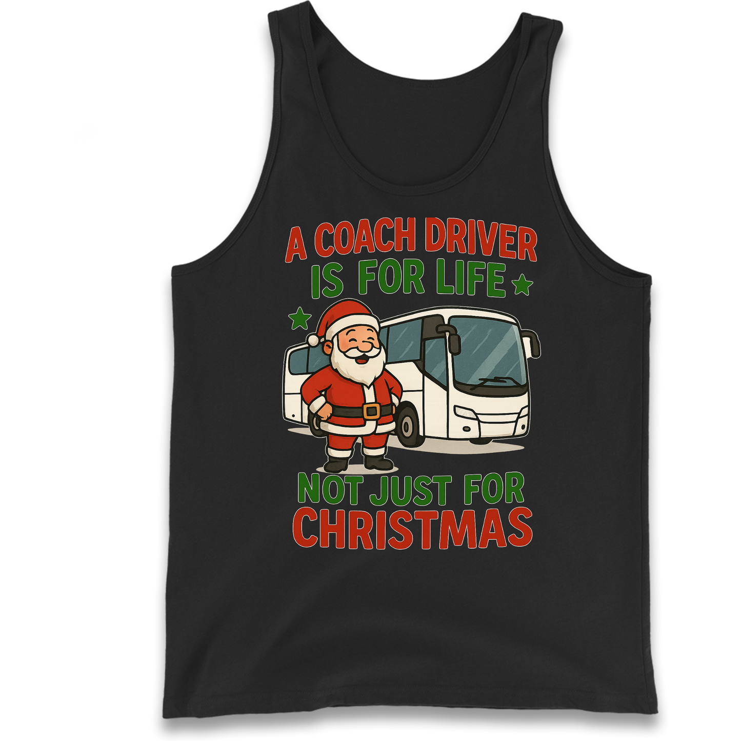 Coach Driver Christmas Tank Top