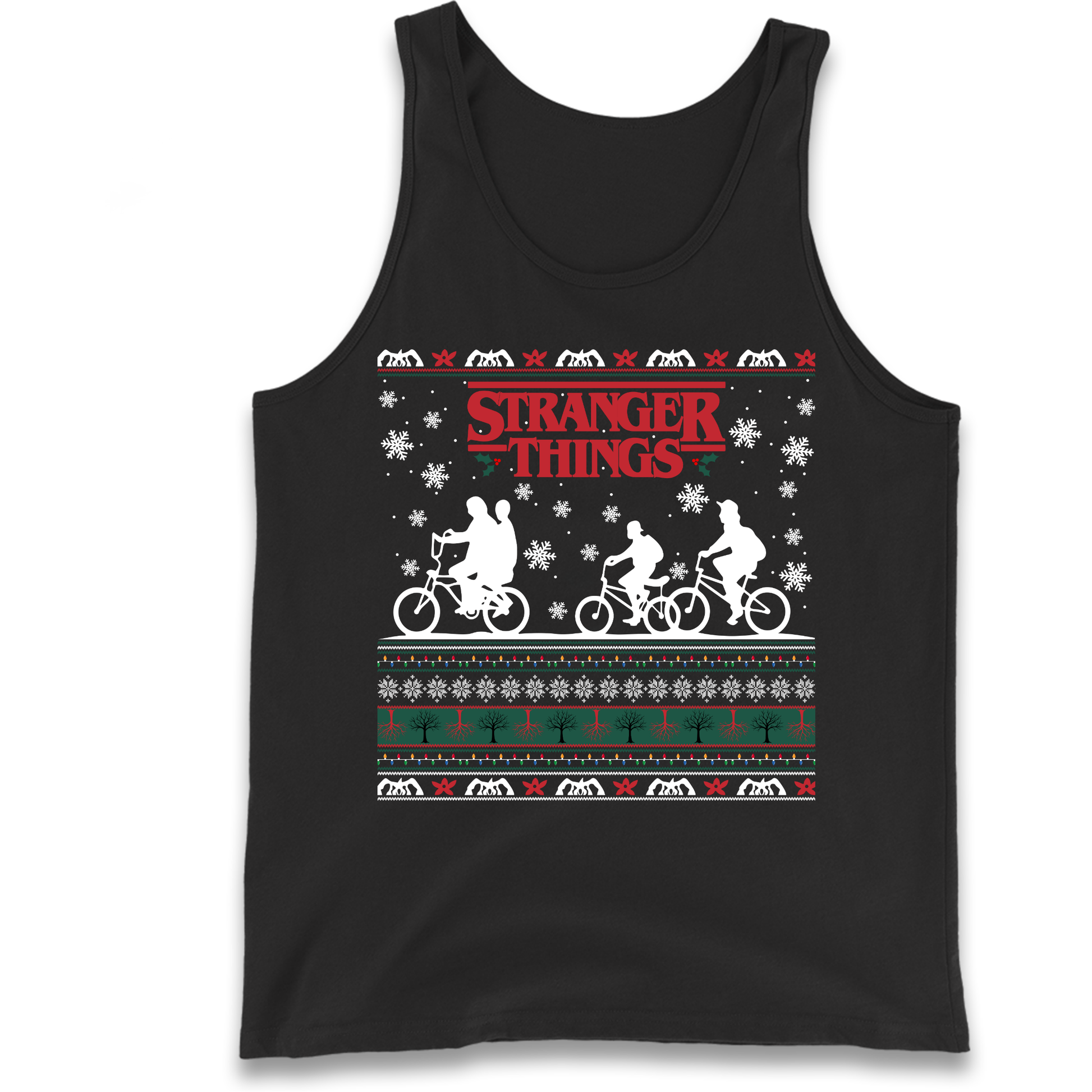 Stranger Things Christmas Tank Top