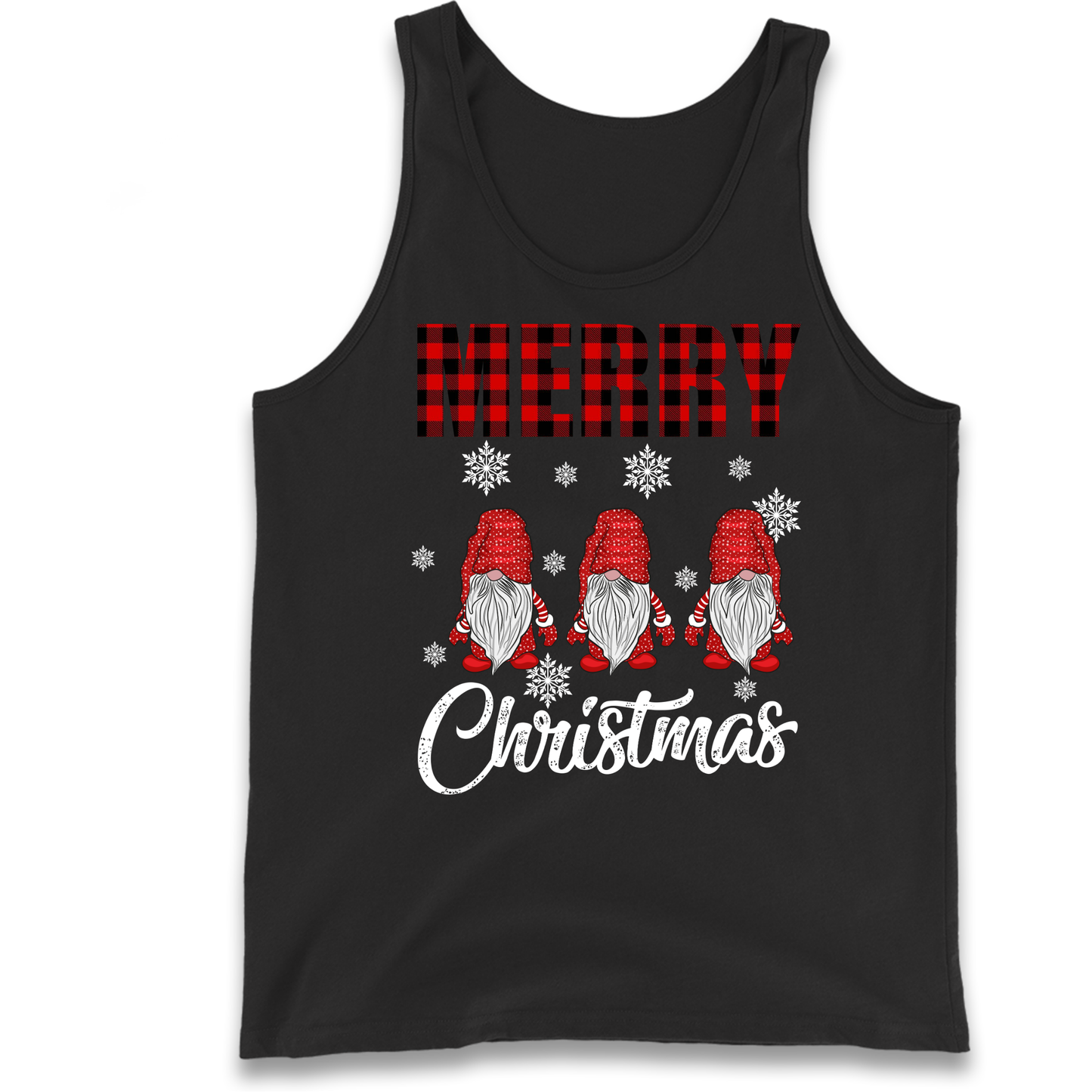 Merry Knomes Christmas Tank-Top