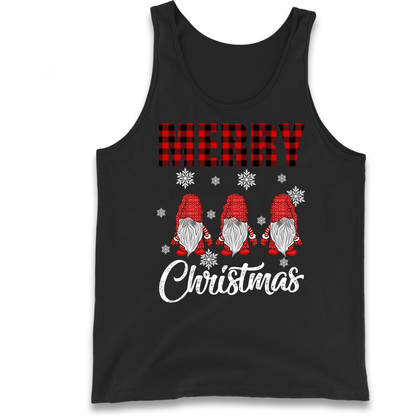Merry Knomes Christmas Tank-Top