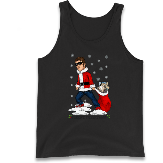 Liam Gallagher Christmas Santa Tank Top
