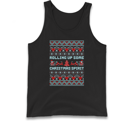 Rolling up Some Christmas Spirit Tank Top