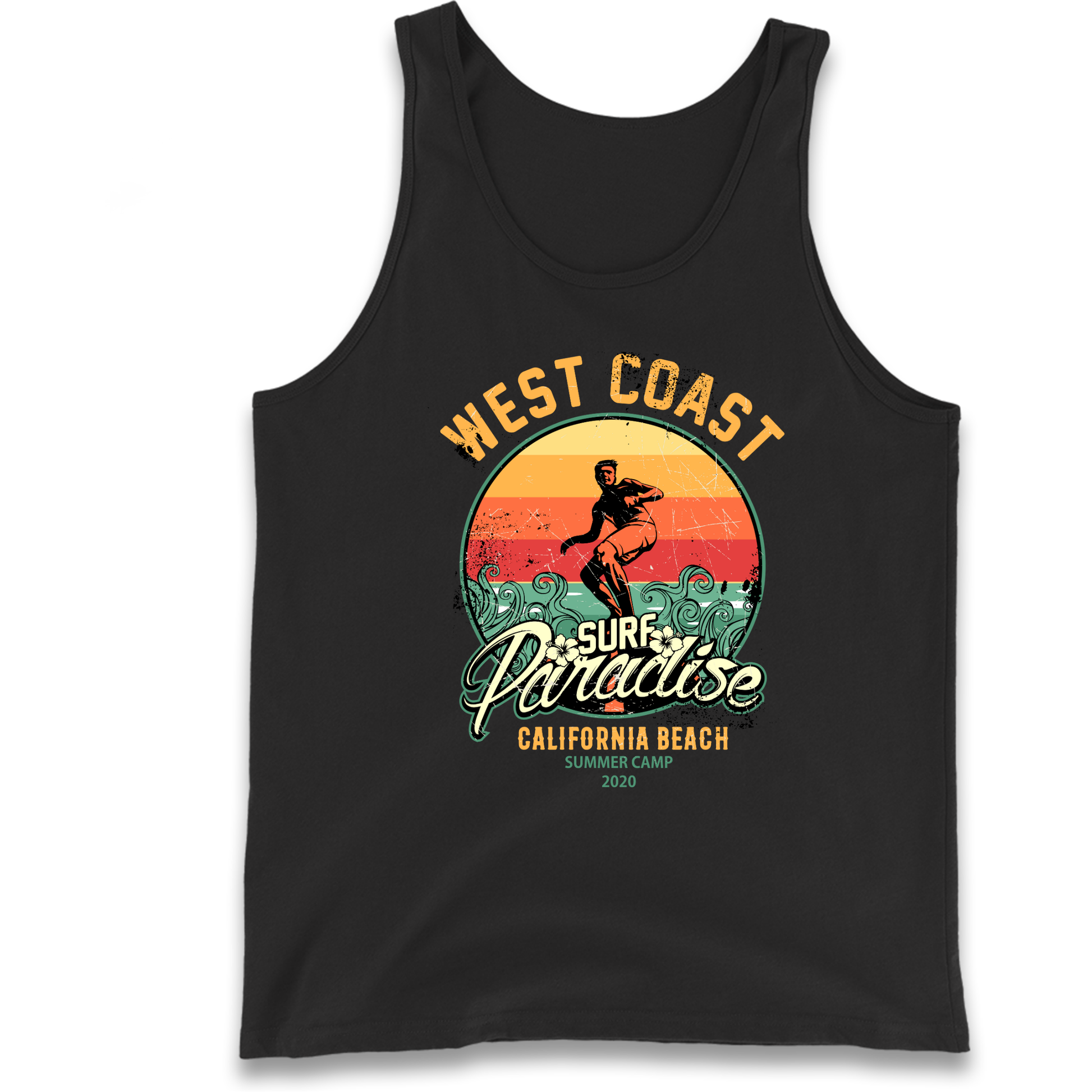 West Coast Surf Paradise Tank Top