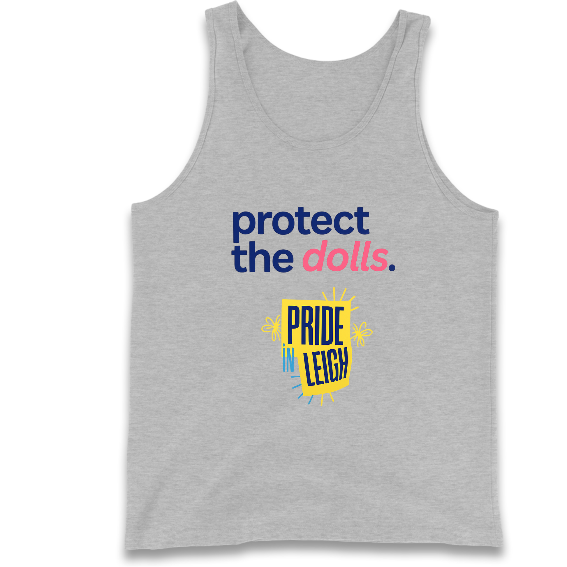 Protect The Dolls Slogan Tank Top