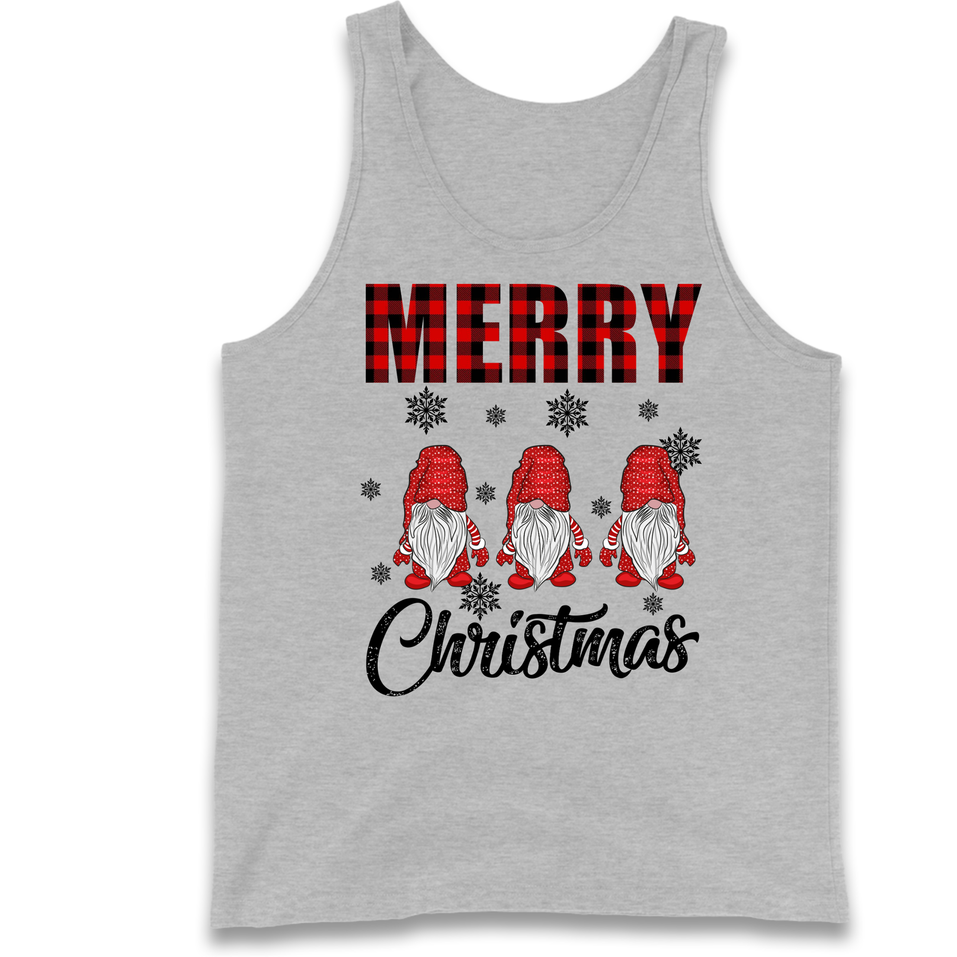 Merry Knomes Christmas Tank-Top