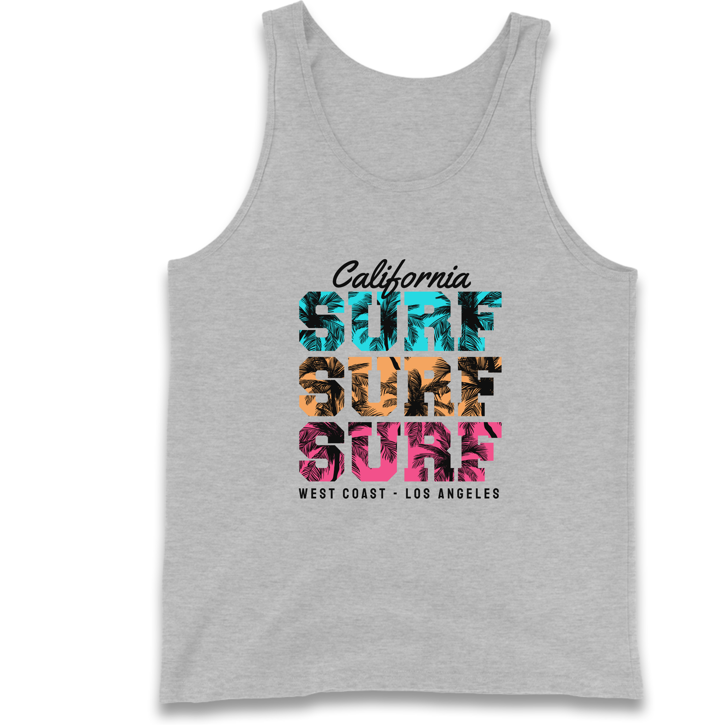 California Surf Surf Surf Tank Top