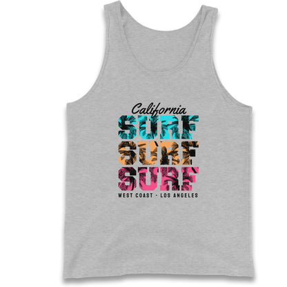 California Surf Surf Surf Tank Top