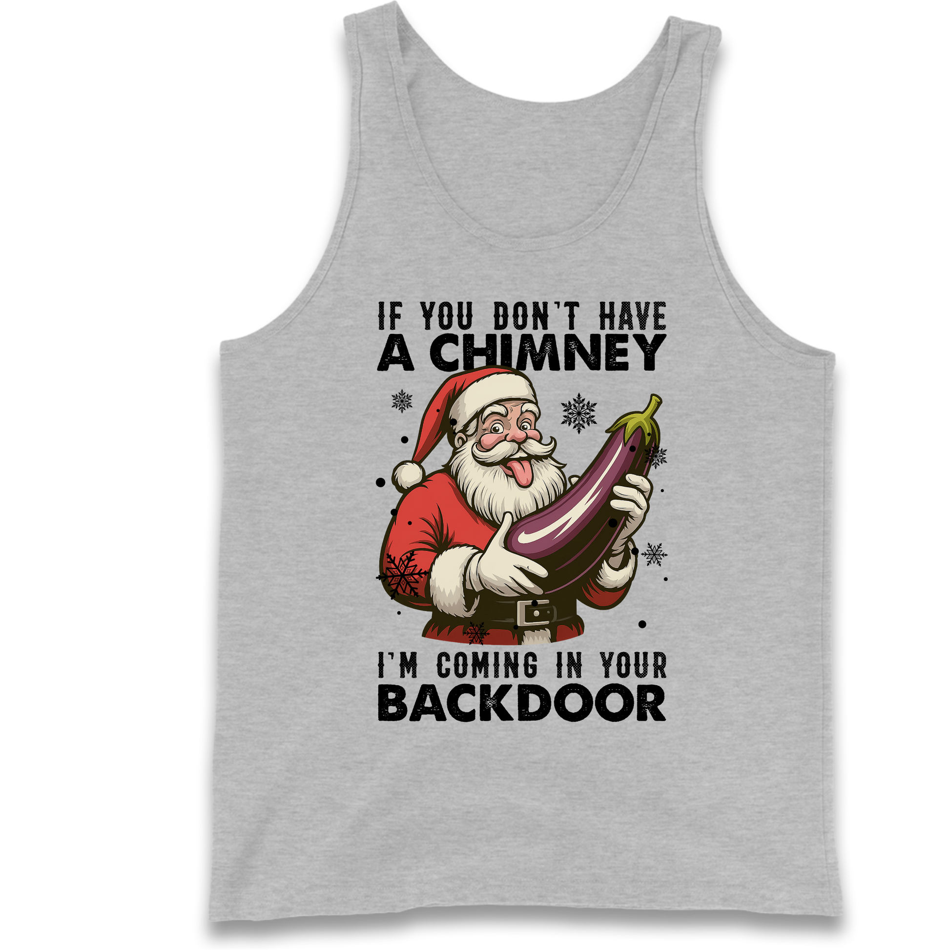 Santa Back Door Tank-Top