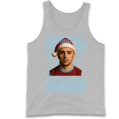 Jared Bowen walking in a Bowen Wonderland Christmas Tank Top