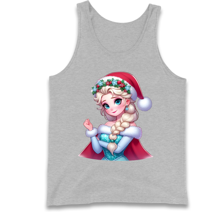 Elsa Frozen Santa Tank Top