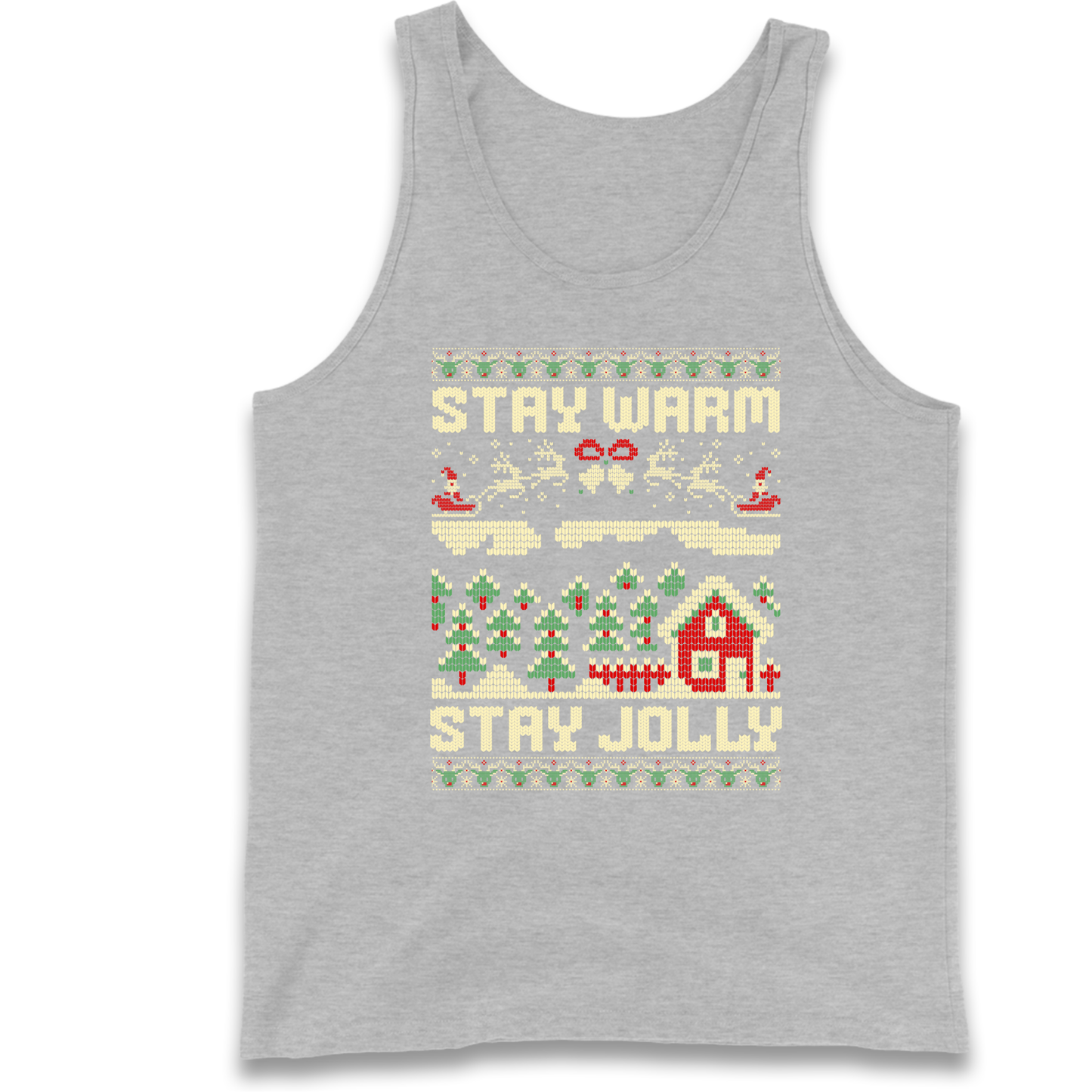 Stay Warm Stay Jolly Christmas Tank Top
