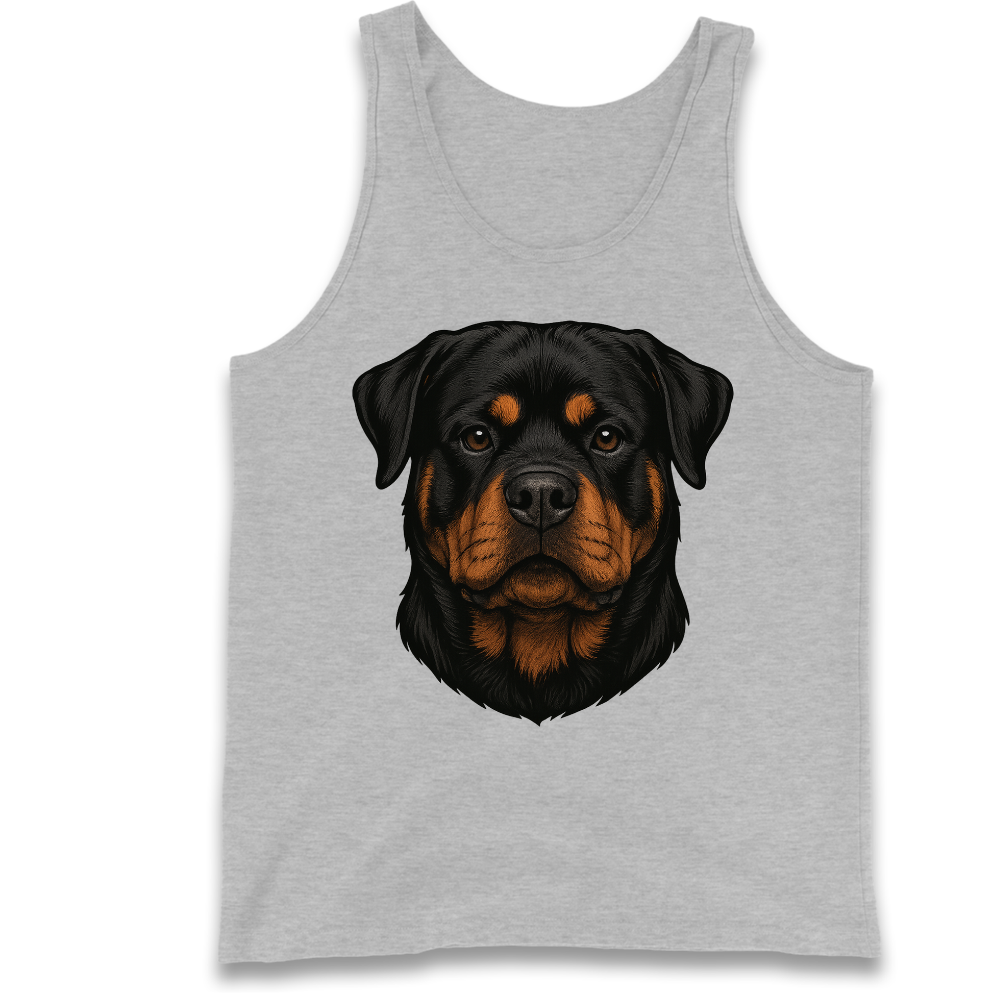 Rottweiler Face Tank Top
