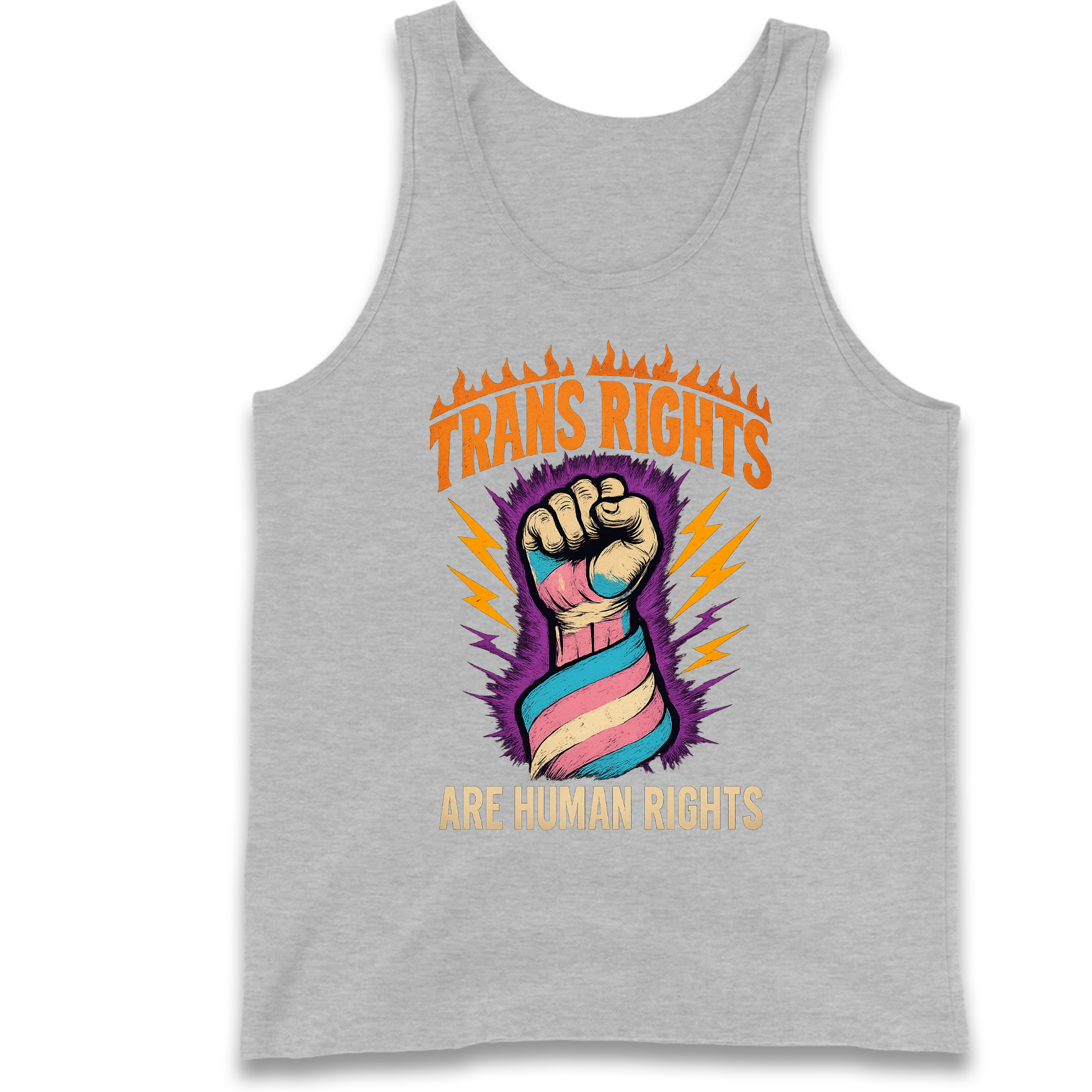 Trans Rights Are Human Rights Tank Top