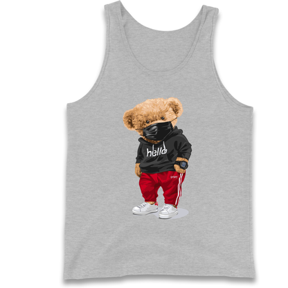Teddy Bear Hello Streetwear Tank Top