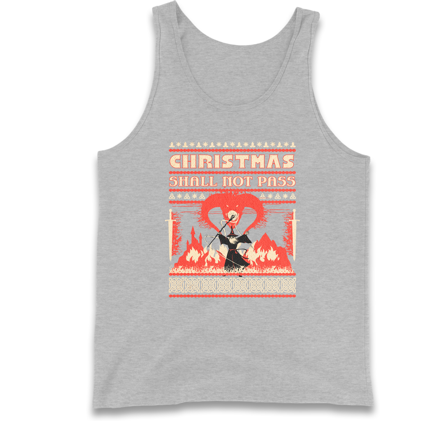 Christmas Shall Not Pass Tank Top