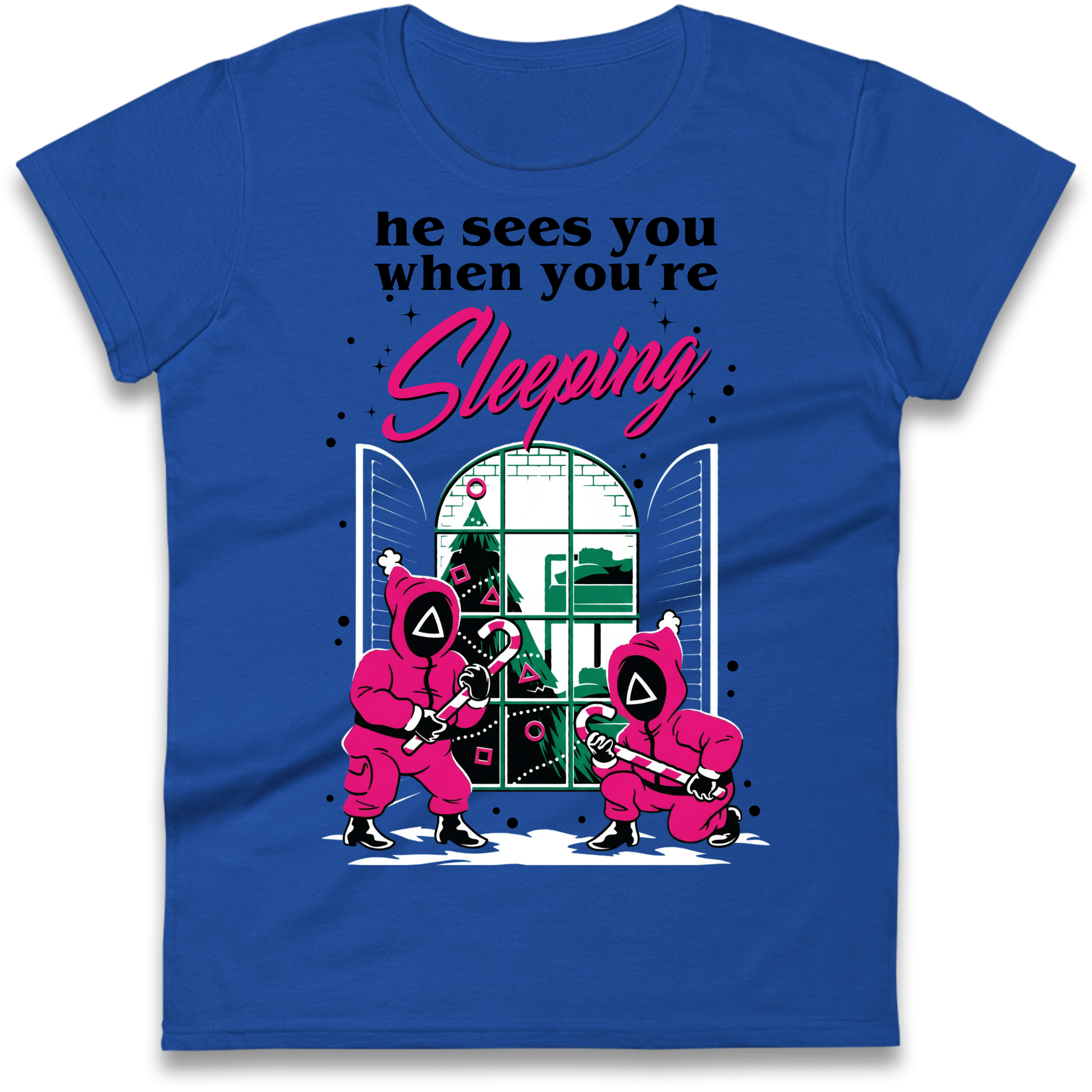 Squid Games Xmas Ladies Shirt